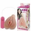 Masturbador vagina com cápsula vibratória multivelocidade - VV001