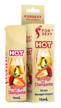 Gel Hot Comestível Saboroso 15ml For Sexy