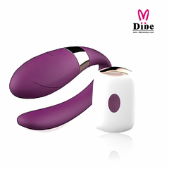 Vibrador para casais com controle wireless, recarregável, possui 7 modos de vibração - DIBE - Cod.DB056 na internet