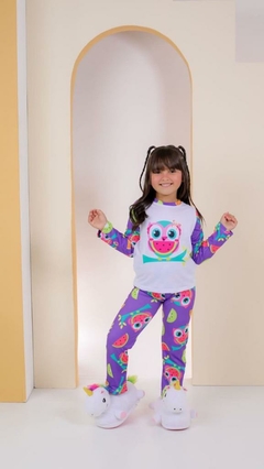Pjama Infantil Feminino - Cores Diversas - Cod.600 - comprar online