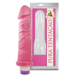 Pênis Aromático Tutti-Frutti com Vibrador Embutido 18X4,4cm - Cod.PC002