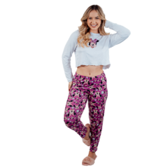 Pijama Karine - MINEY - Calça e Blusa Manga Longa - Cod.003Q