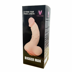 Imagem do Masturbador formato de bumbum masculino, possui vagina penetráveis e pênis realístico, com veias e glande - Cod.MA042P