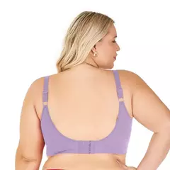 Sutiã Plus Size Comfort Anatômico com Bojo Removível Lilás - Cod.ZR0303-013-C655 - comprar online