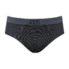 Cueca Slip Listrada Sem Costura Cinza - Cod.ZR0101-001-1000-V3