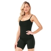 Body Modelador com Bojo e Bermuda Invisible Laser Preto - Cod.ZR0804-008-C099