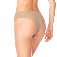 Calcinha Tanga Nude Cotton Bege - comprar online