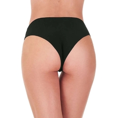 Calcinha Tanga Nude Cotton Preto na internet