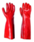 203192 Guante De Pvc Entelado Rojo 40cm Marca Glove-dip Sg