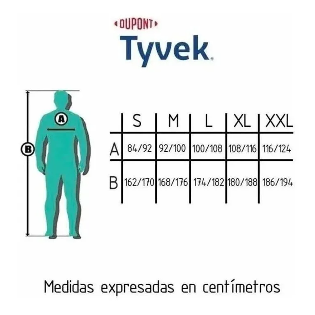 Mameluco Xl Tyvek Dupont 500 Xpert Overol Original