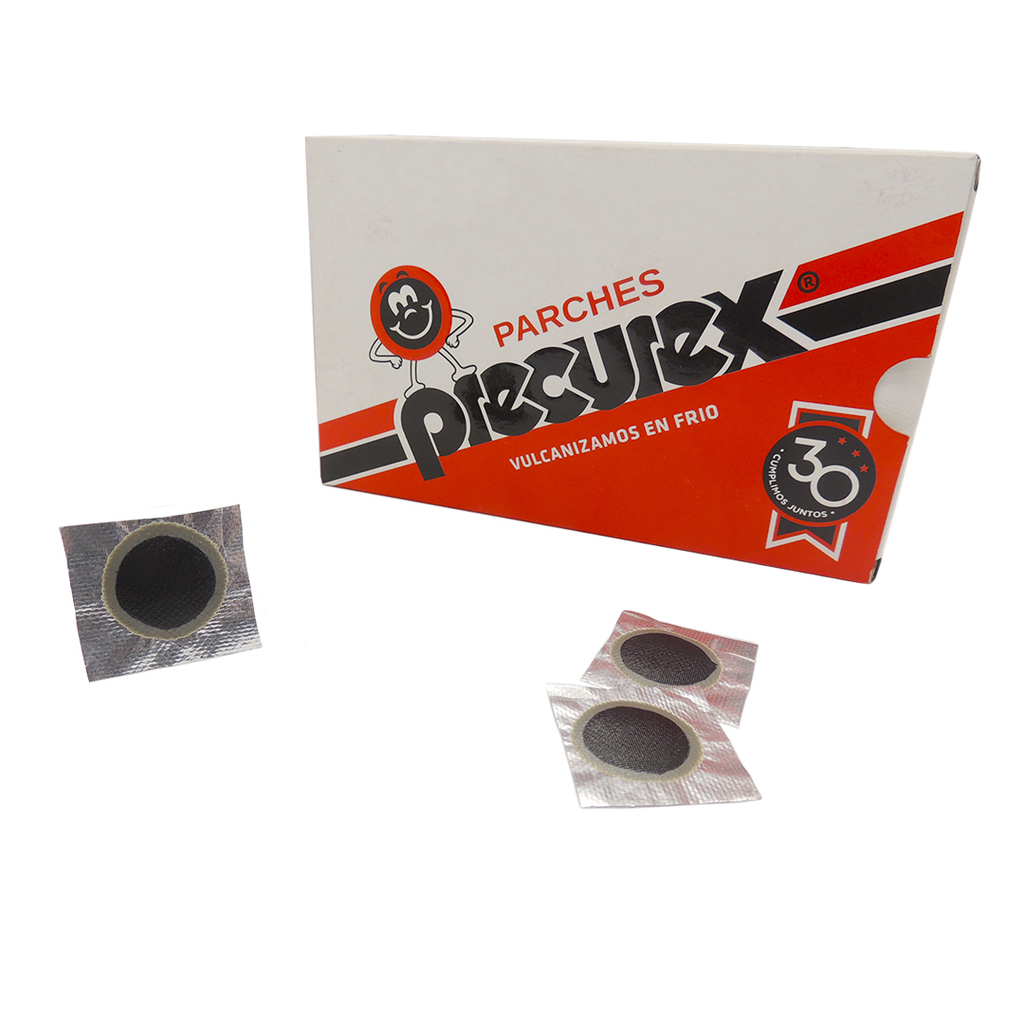 Parches Bicicleta Precurex 20 Mm Caja 150 Unid. Pack 3 Cajas