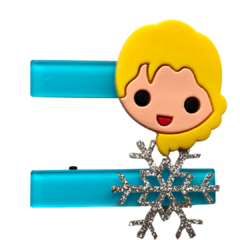 Hair Clip Duplo Princesa Neve 2 na internet