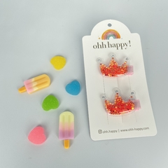 Hair clip duplo princess - comprar online