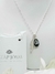 Collar Cadena Gota Swarovski Con Pluma Larga - Plata - Izzap Joyas