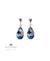 Aros Pasantes Cristales Swarovski Gota 16 Mm Plata 925 en internet