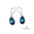 Aros Brisura + Cristales Swarovski Gota 16 Mm Plata 925 - tienda online