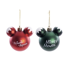 BOLA VERMELHO / VERDE DISNEY - 8cm JG C/ 4 PC