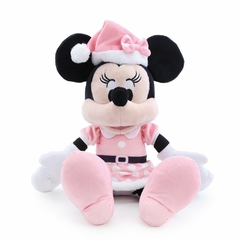 Minnie Noel com Gorro Rosa Claro - 40cm