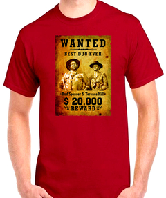 0956 - BUD SPENCER Y TERENCE HILL WANTED ROJO - comprar online