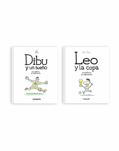 Kit EL SUEÑO DE LA COPA: Dibu y un sueño y Leo y la copa