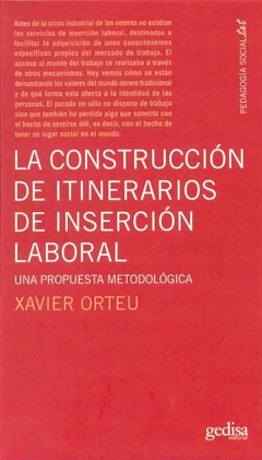 La construcción de itinerarios de inserción laboral