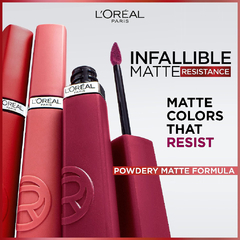 Batom Líquido Infaillible Matte Resistance 16h L’Oréal Paris