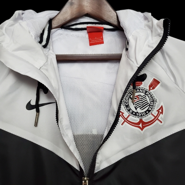 Conjunto corta vento do corinthians sales