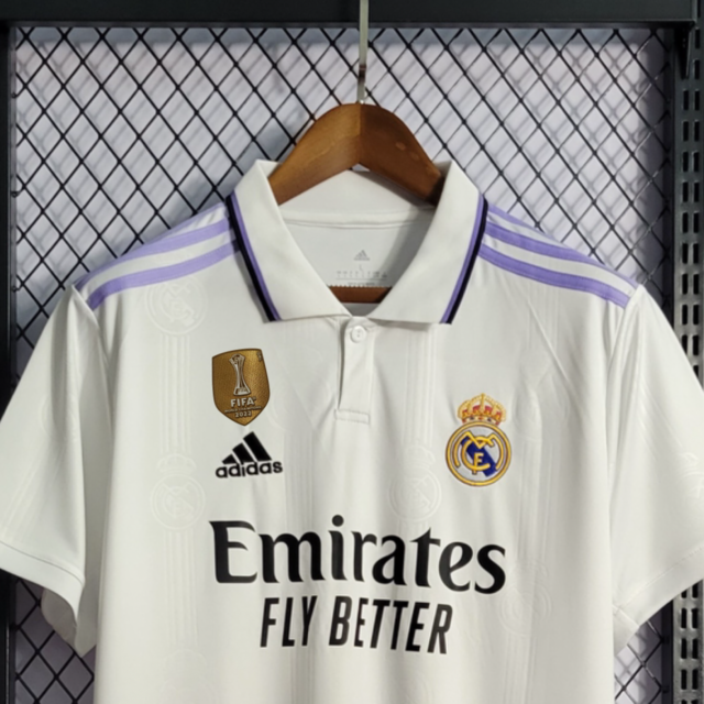 Real Madrid - Home 22/23 + Patch Campeão Mundial