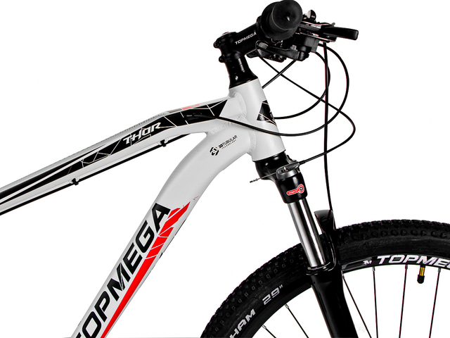Bicicleta TOP MEGA THOR Full Shimano R29 24 Velocidades F. Disco