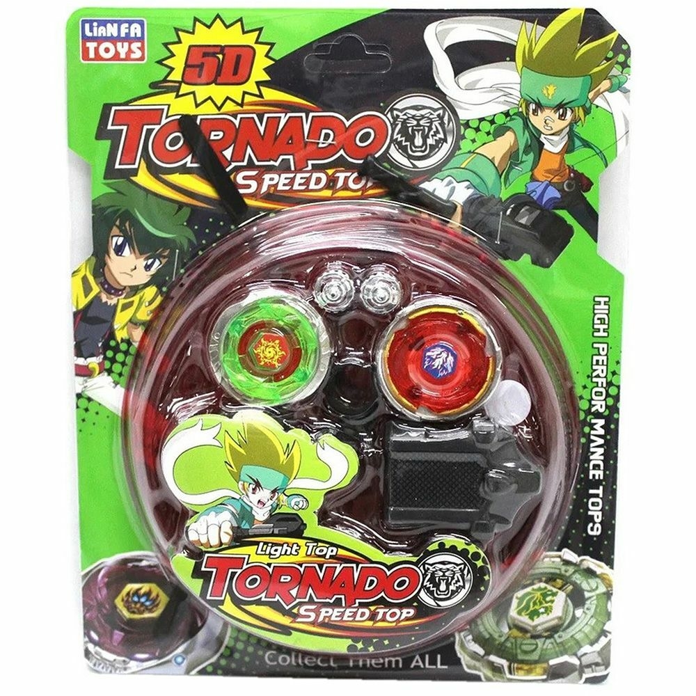 Kit Beyblade Burst Grip+lançador Varios Modelos Disponiveis