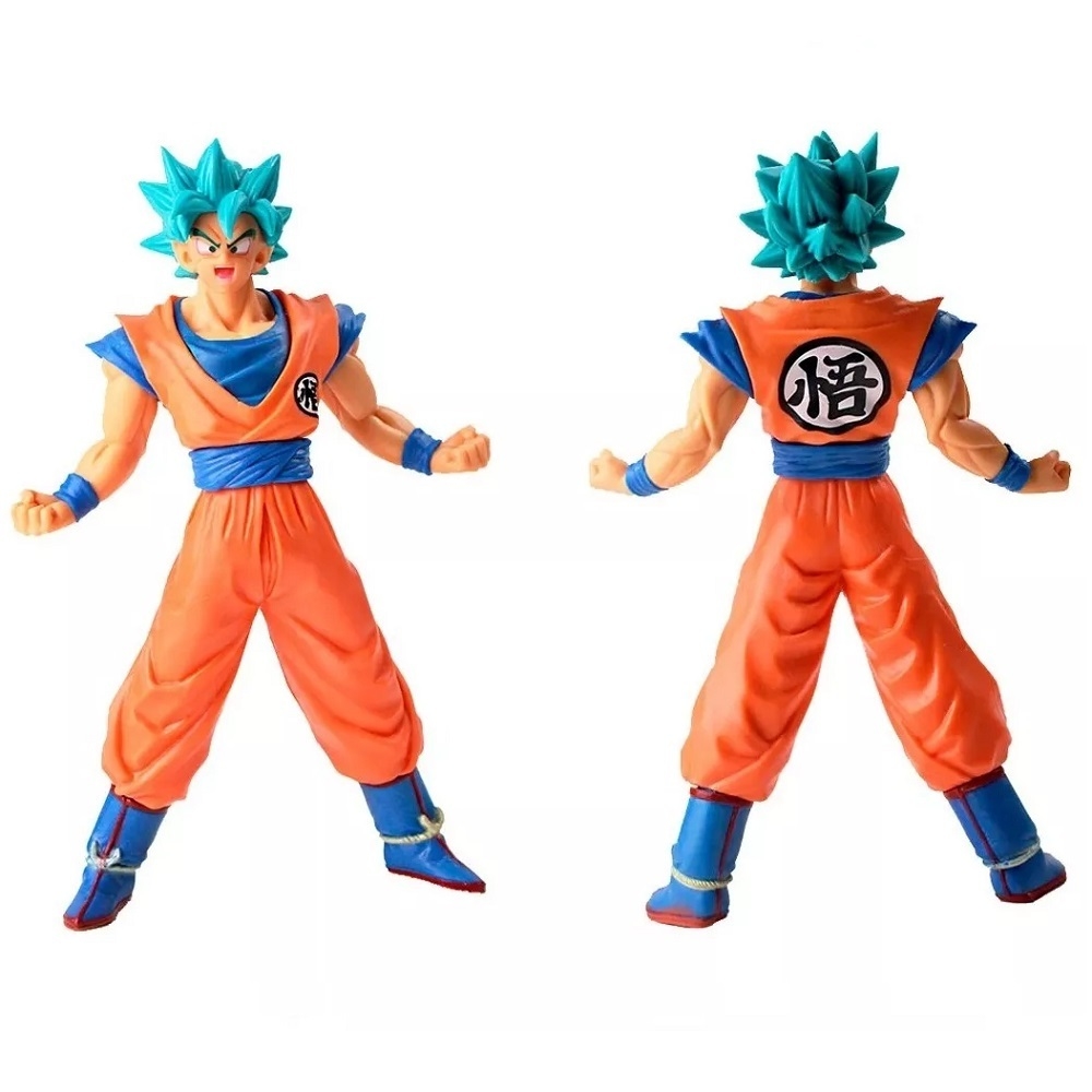 Boneco Dragon Ball Goku Super Sayajin Blue 18 cm