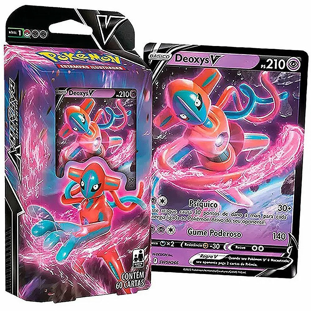 Starter Deck Baralho Cartas Pokémon Deoxys V COPAG