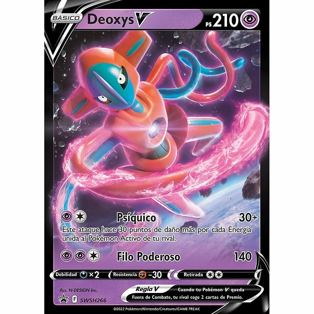 Starter Deck Baralho Cartas Pokémon Deoxys V COPAG