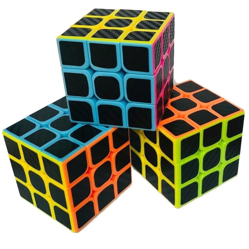 Cubo Mágico 3x3 Carbono Moyo