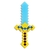 Espada Minecraft 37 Cm Diamante Com Som E Luz