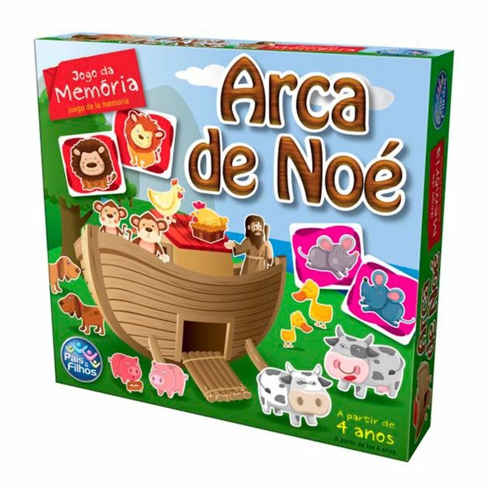 Jogo da Memória Princesas 40 Peças Pais e Filhos