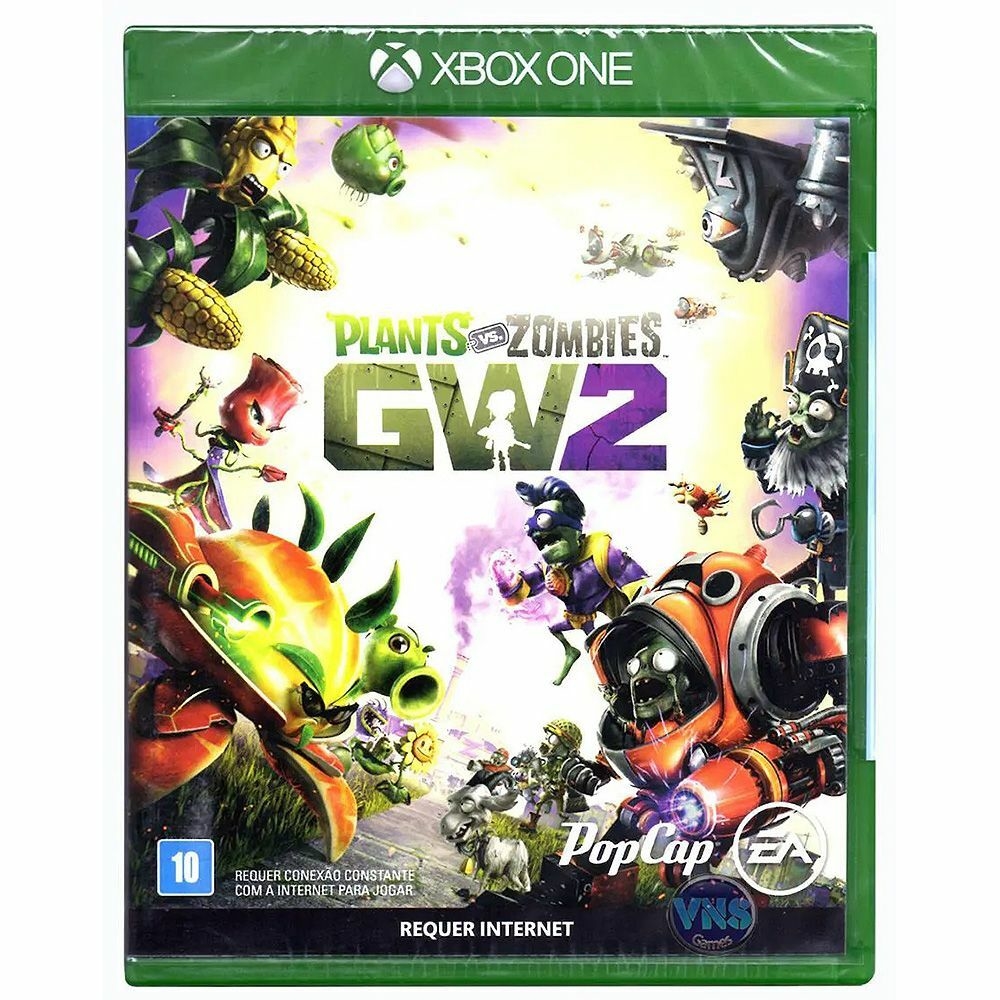Plants vs Zombies 2 Xbox One Mídia Física Patrulha Presentes