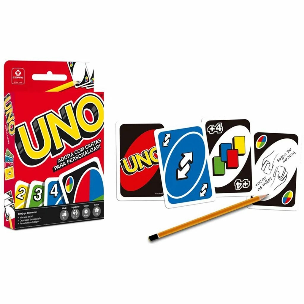 Jogo Uno Copag Cartas Personalizáveis