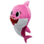 Pelúcia Baby Shark 25cm Rosa Pink Com Som - comprar online