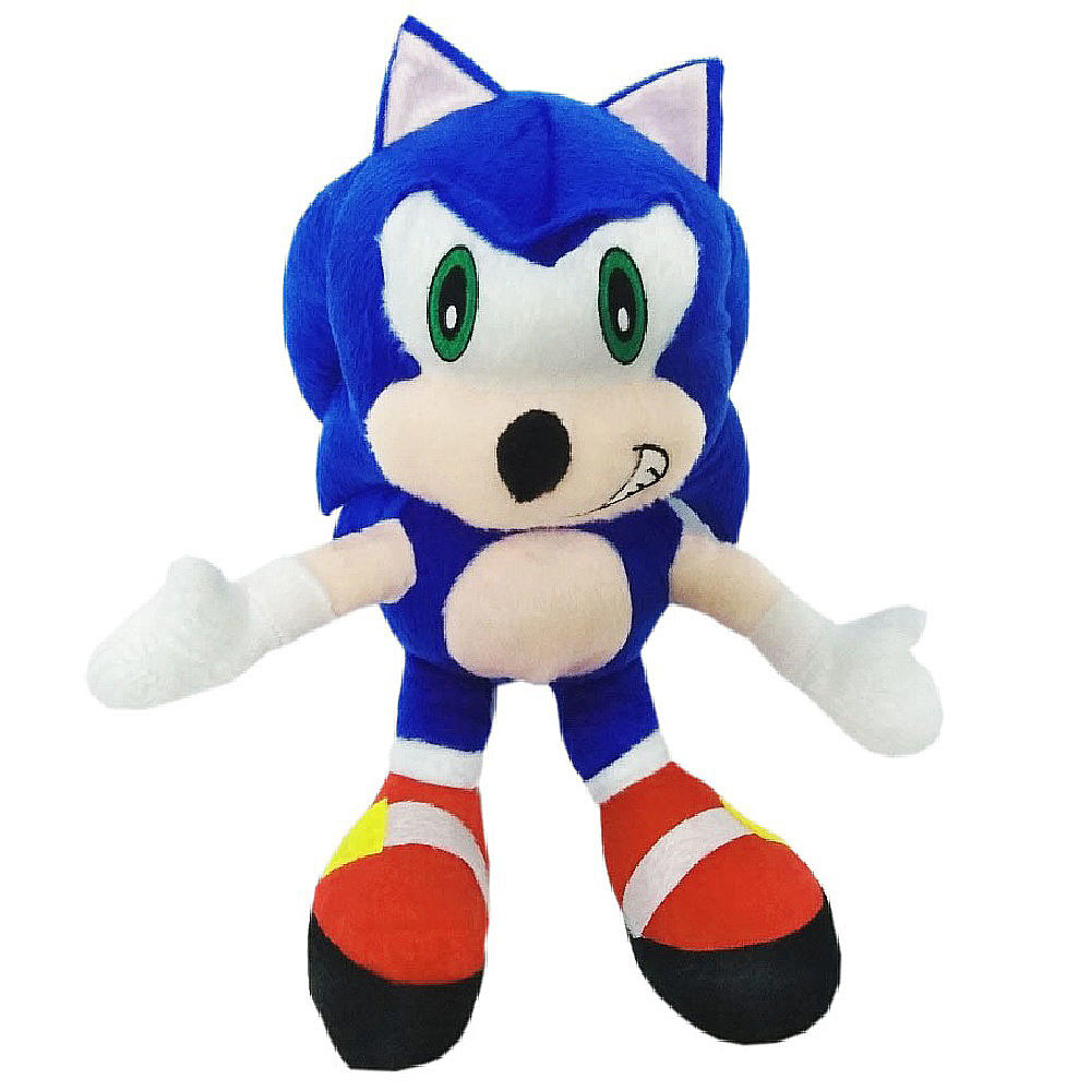 Pelúcia Sonic Azul 45 Cm Grande