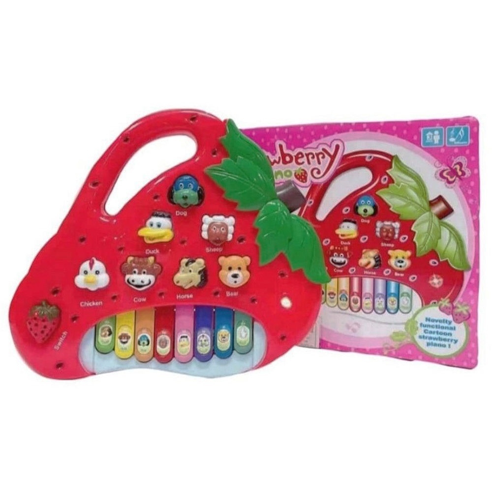 Teclado Piano Musical Infantil Baby Fazendinha Iaiao C/ Luz