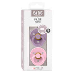 Chupetes Bibs Colour (Látex) - Baby Pink-Lavender