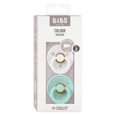 Chupete BIBS White/Mint - Isatina