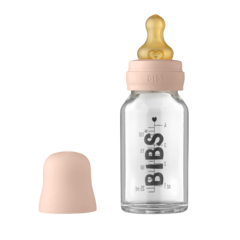 Mamadera BIBS BABY GLASS 110ML - BLUSH