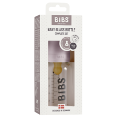 Mamadera BIBS baby Glass 110ML - Dusky Lilac - comprar online