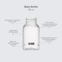 Imagen de Mamadera BIBS CAUCHO 150ML - Baby blue