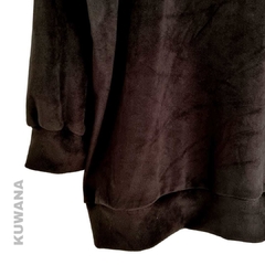 Buzo Hoodie Oversize Plush ( XL) Black - comprar online