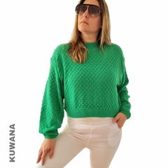 Sweater corto punto Globo Parrot - comprar online