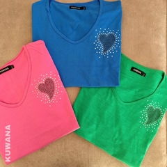 PACK x 3 Remeras V Love Colores