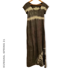 Vestido batic largo GREY AQUA - comprar online